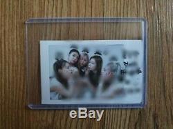 ITZY Broadcast Event Prize Real Polaroid Autographed Hand Signed Group Message