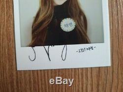ITZY Broadcast Event Snaps Polaroid Autographed Real Hand Signed CHAERYEONG