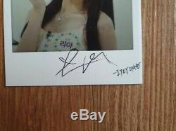 ITZY MBC Broadcast Event Prize Snaps Polaroid Autographed Real Hand Signed LIA