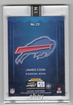 JAMES COOK RC AUTO 2022 Panini Instant 4/5 Draft Night Autographs Gold ID37628