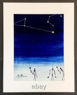 JASPER JOHNS 11x14 Inch Matted Print FRAME READY Hand Signed Signature