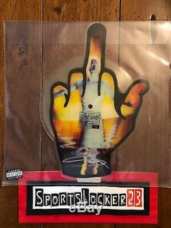 JDGAF/SDGAF SSLP20 MIDDLE FINGER 7 AUTOGRAPHED Eminem Slim Shady In Hand LE99