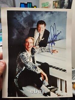 JERRY LEE LEWIS HAND SIGNED 8x10 COLOR PHOTO RARE WithCOA