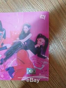 JYP ITZY Promo Album Autographed Hand Signed Message