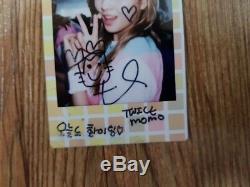 JYP Twice Event Prize Real Polaroid Autographed Hand Signed MOMO