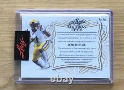 Ja'marr Chase Auto Patch /75 2021 Leaf Trinity Rpa Rookie Bengals Roy Sealed