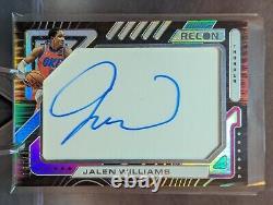 Jalen Williams 2023-24 Panini Recon Sophomore Acetate Autograph #18/48 Thunder