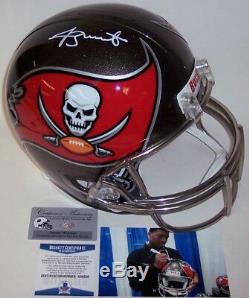 Jameis Winston Autographed Hand Signed Riddell Bucs Full Size Helmet Bas Beckett