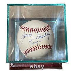 James Gandolfini Hand Signed Autographed Tony Sopranos Baseball With Steiner Coa