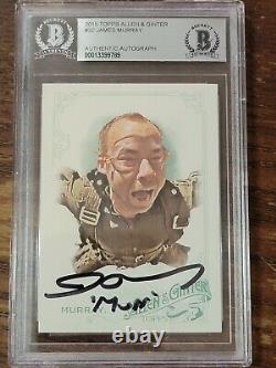 James Murray 2015 Allen and Ginter Hand Signed Auto Impractical Jokers BAS COA