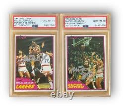 James Worthy 1986 Fleer Hand Signed Rookie Card #131 Autograph PSA 10 AUTO