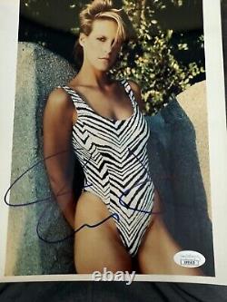 Jamie Lee Curtis Hand Signed Sexy 8x10 Photo Authentic Autographed Rare JSA COA