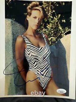 Jamie Lee Curtis Hand Signed Sexy 8x10 Photo Authentic Autographed Rare JSA COA