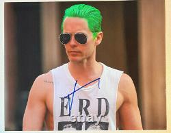 Jared Leto Actor Hand Signed Autographed 8x10 Photo withHolo COA! Suicide Squad