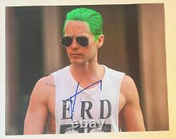 Jared Leto Actor Hand Signed Autographed 8x10 Photo withHolo COA! Suicide Squad