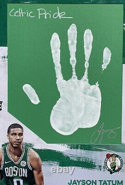 Jayson Tatum 2017 Panini Instant Impressions 1/1 rookie hand auto signed Celtics