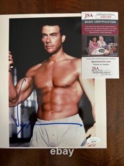 Jean-Claude Van Damme 8x10 Color HAND SIGNED IN PERSON AUTOGRAPHED RARE JSA COA