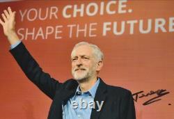 Jeremy Corbyn Hand Signed 6x4 Inch Photo Politics Very Rare