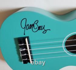 Joan Baez REAL hand SIGNED Ukulele JSA COA Autographed Folk Singer