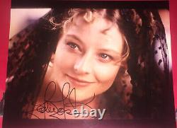 Jodie Foster Hand Signed Autographed IN PERSON HAND Signed Photo 8 x 10 with COA