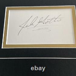John Gotti Hand Signed Autograph And Photo Mounted COA