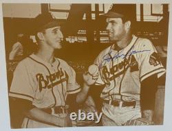 John Sain Hand Signed Braves Photograph
