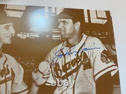 John Sain Hand Signed Braves Photograph