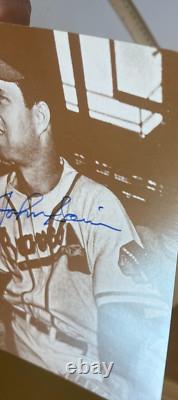 John Sain Hand Signed Braves Photograph