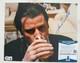 John Travolta Hand Signed 8x10 Pulp Fiction Photo Beckett Bas Certified