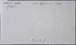 Johnny Sekka Hand Signed Card