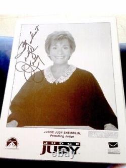 Judge Judy Sheindlin Hand Signed Photo Autograph