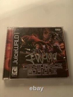 Juice WRLD Death Race For Love HAND SIGNED CD Autographed-BRAND NEW NEVER USED