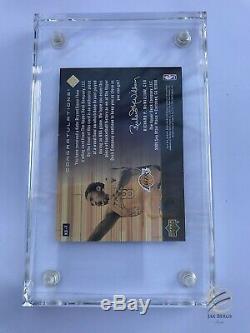 KOBE BRYANT HAND AUTOGRAPHED UD Game Floor 2002-03 Hardcourt #KB-F w COA MINT