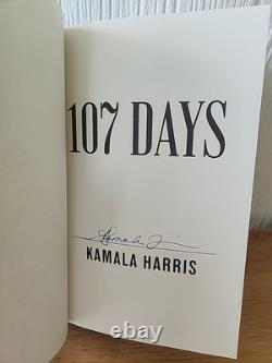 Kamala Harris Vice President Signed BOOK 107 Days Hardcover Autographed In Hand