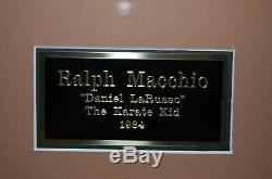 Karate Kid hand signed Ralph Macchio autograph poster & headband framed (Swartz)