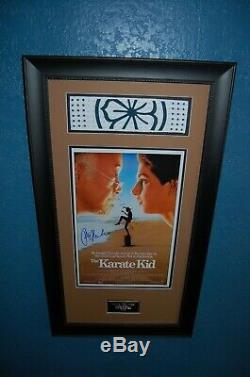 Karate Kid hand signed Ralph Macchio autograph poster & headband framed (Swartz)