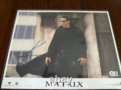 Keanu Reeves Hand Signed In Person Matrix? Autographed 11x14 Rare Beckett LOA