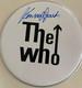 Kenney Jones Hand Signed Drumhead / Drumskin Autographed The Who