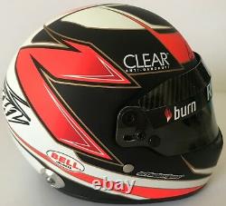 Kimi Raikkonen Hand Signed F1 1/2 Scale Helmet 2013 Lotus Very Rare