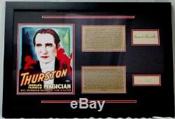 King of Cards Howard & Jane Thurston Hand Signed Display Mueller COA Magician