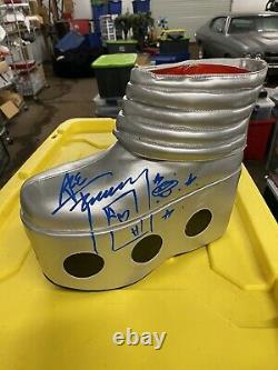 Kiss Ace Frehley Spaceman Autographed Boot Hand Signed