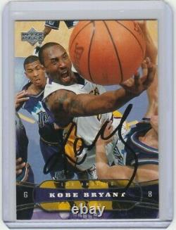 Kobe Bryant CERTIFIED AUTOGRAPH Card with COA HAND SIGNED LA Lakers