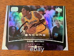 Kobe Bryant Hand Signed Autographed Los Angeles Lakers Basketball Card Coa