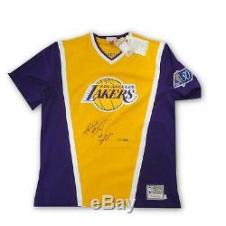 Kobe Bryant Hand Signed Autographed Shooting Shirt 97 Dunk Champ Lakers Panini