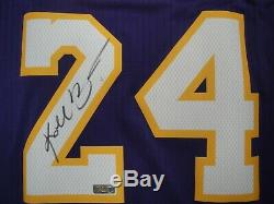 Kobe Bryant Hand Signed Autographed Swingman Jersey Purple LA Lakers Panini PA