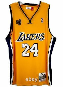 Kobe Bryant Lakers Hand Signed Autographed 2009 #24 Yellow Swingman Jersey COA