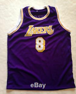 Kobe Bryant Signed Hand painted Purple Lakers #8 Jersey Autograph 1/1 PSA coa