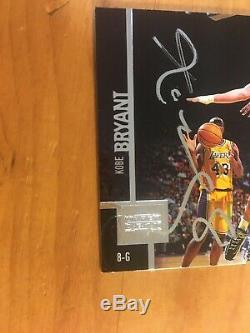 Kobe Bryant UD hand signed Autograph Card withScore Board stamp plus COA-Authentic