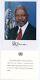 Kofi Annan Hand Signed Photograph + United Nations Card