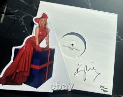 Kylie Minogue Hand Signed Test Pressing Vinyl Record NEW No 295/1000 Christmas